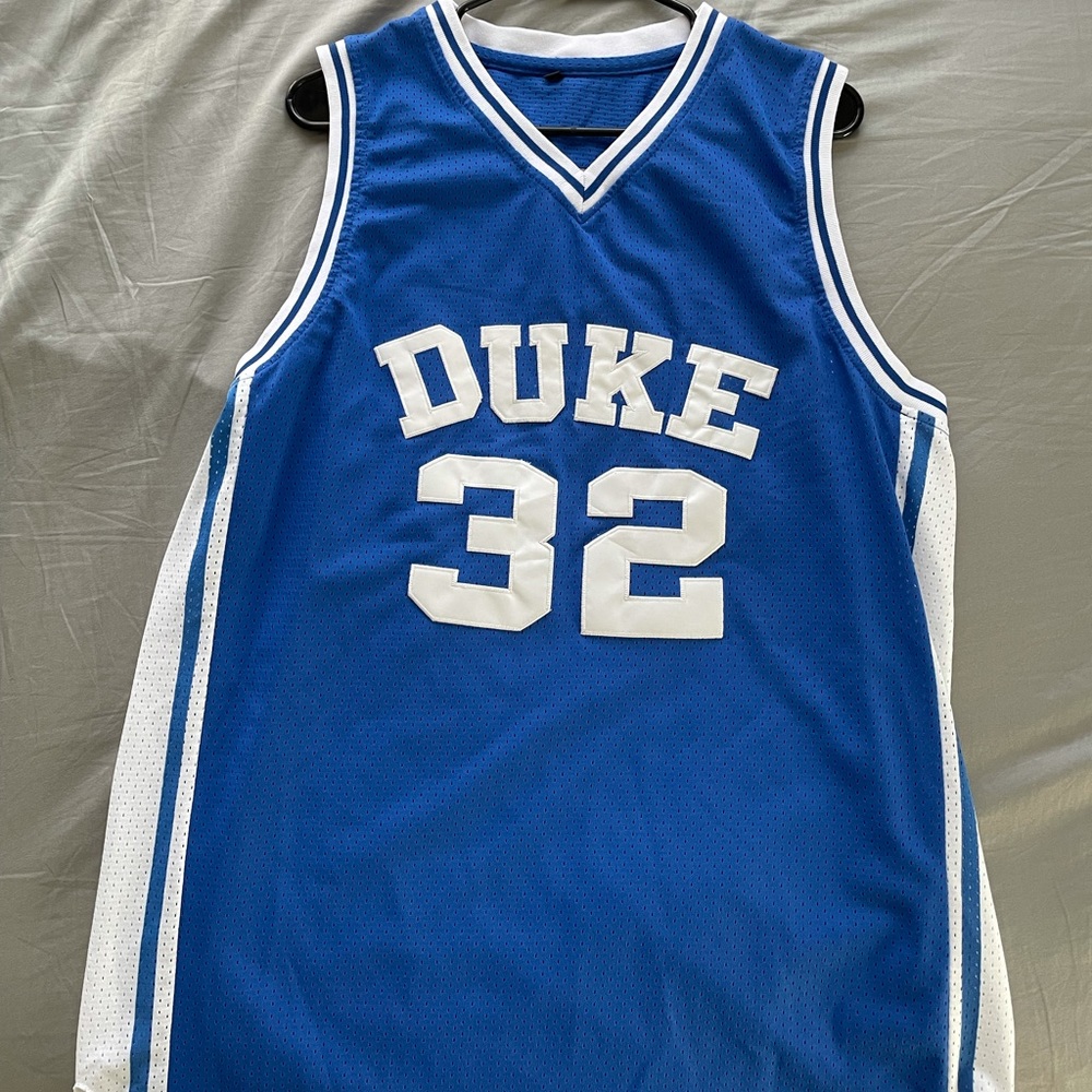 XL Blue Duke Christian Laettner Jersey #32